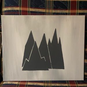 Gloss finished canvas painting